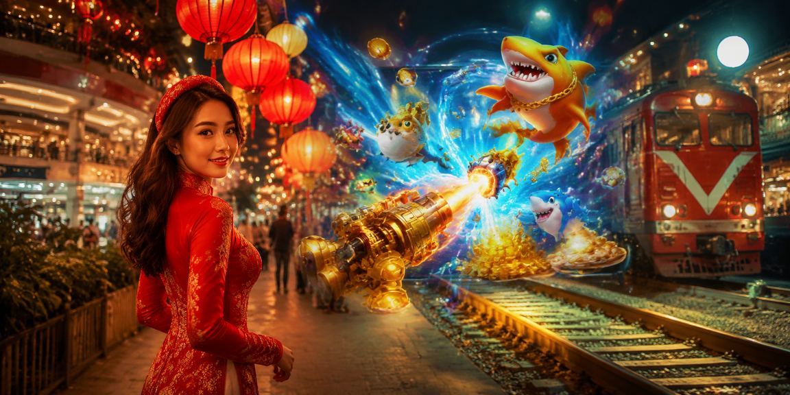 Đêm câu cá tại chợ đêm Hà Nội, trải nghiệm giải trí đặc sắc