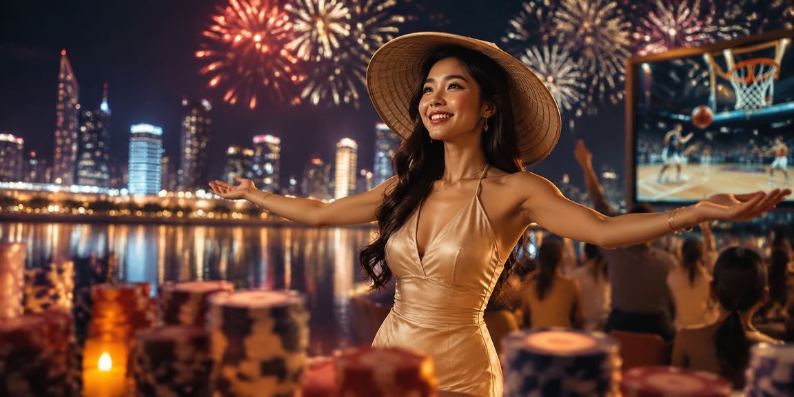Người hâm mộ bóng rổ tại Nha Trang theo dõi kèo cược với chiếc nón lá truyền thống
