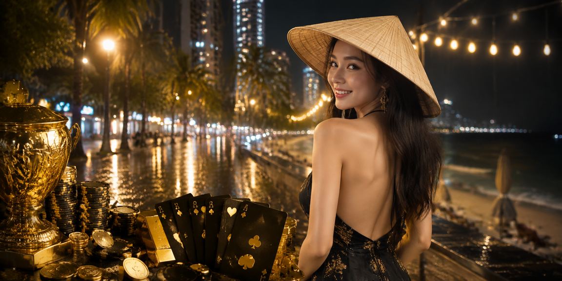 Bầu không khí giải trí casino và cá cược tại một địa điểm sang trọng ở Việt Nam